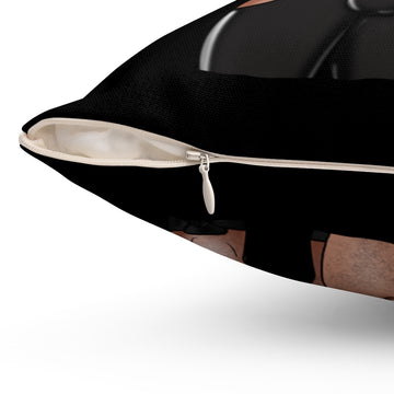 Nice & Naughty / D&G The Original Bawdy Bears #4 / ADULT CONTENT / Spun Polyester Square Pillow